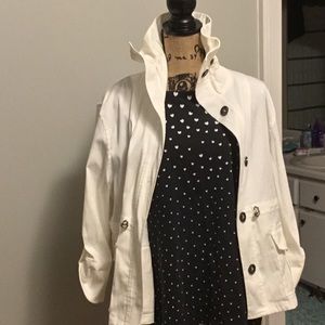 EXCELLENT CONDITION- White Utility Jacket
